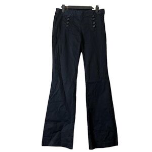 Jacob Black Button Accented Fitted Pants Sz 4 Office Business Casual Work Pants